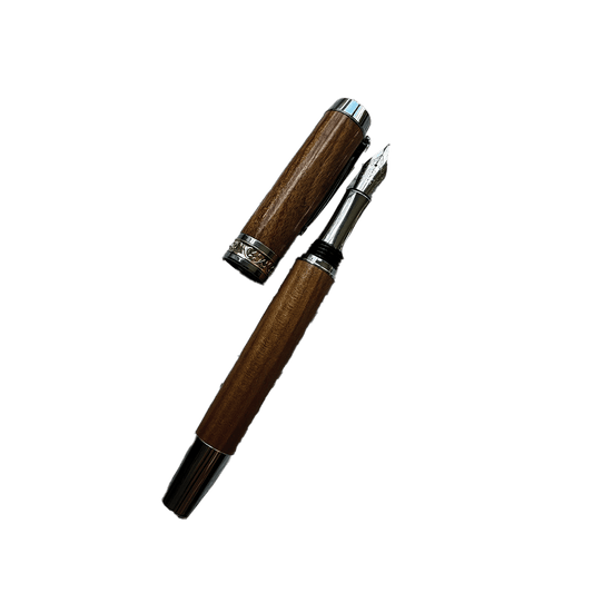 Oversize Fountain Pen in Puriri - YoggieBear